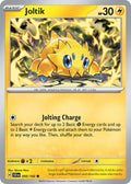 Joltik 050/142 Common Stellar Crown Pokémon card