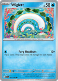 Wiglett 051/182 Common Paradox Rift Pokémon card