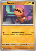 Trapinch 051/094 Common Phantasmal Flames Pokémon card