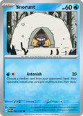 Snorunt 051/167 Common Twilight Masquerade Pokémon card