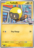 Iono's Tadbulb 052/159 Common Journey Together Pokémon card