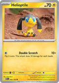Helioptile 052/132 Common Mega Evolution Pokémon card