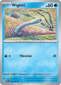 Wiglett 052/182 Common Paradox Rift Pokémon card