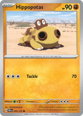 Hippopotas 052/131 Common Prismatic Evolutions Pokémon card