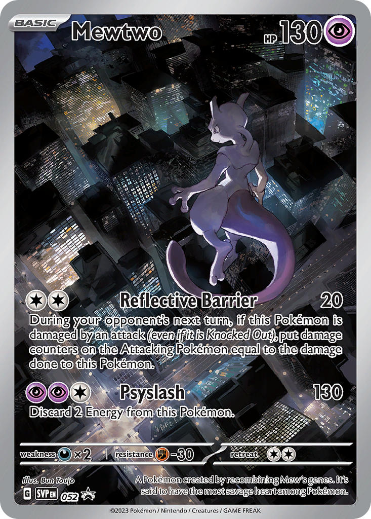 Mewtwo 052/SVP Promo Scarlet & Violet Promos Pokémon card