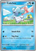 Cubchoo 053/197 Common Obsidian Flames Pokémon card