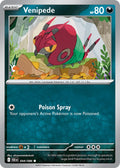 Venipede 054/086 Common Black Bolt Pokémon card