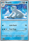Beartic 054/197 Uncommon Obsidian Flames Pokémon card