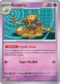 Kadabra 055/132 Uncommon Mega Evolution Pokémon card