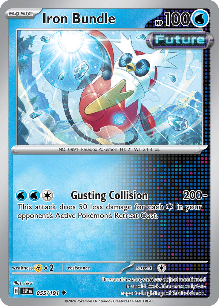 Iron Bundle 055/191 Common Surging Sparks Pokémon card