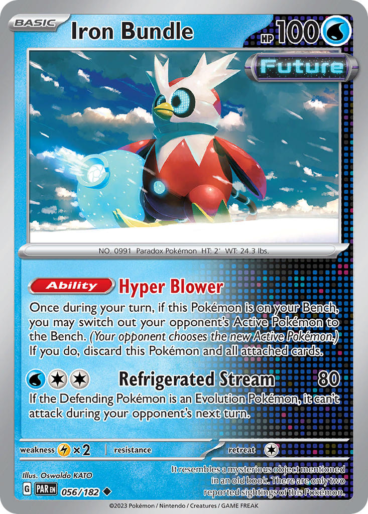 Iron Bundle 056/182 Uncommon Paradox Rift Pokémon card
