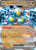 Sandy Shocks EX 056/131 Double Rare Prismatic Evolutions Pokémon card