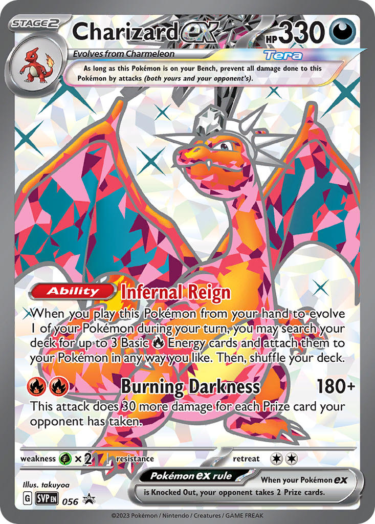 Charizard EX 056/SVP Promo Scarlet & Violet Promos Pokémon card
