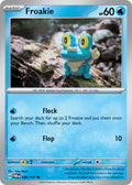 Froakie 056/167 Common Twilight Masquerade Pokémon card