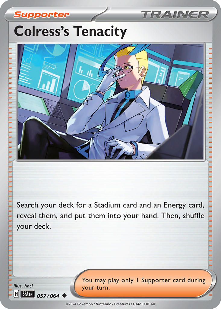 Colress's Tenacity 057/064 Uncommon Shrouded Fable Pokémon card