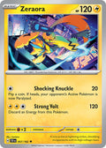 Zeraora 057/162 Rare Temporal Forces Pokémon card