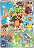 Chespin 058/MEP Promo Mega Evolution Promo Pokémon card illustrated by Saboteri