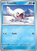 Cetoddle 058/198 Common Scarlet & Violet Pokémon card