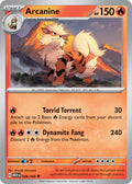 Arcanine 059/165 Rare 151 Pokémon card