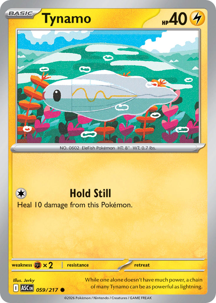 Tynamo 059/217 Common Ascended Heroes Pokémon card