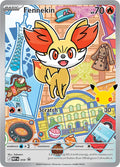 Fennekin 059/MEP Promo Mega Evolution Promo Pokémon card illustrated by Saboteri