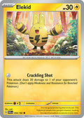 Elekid 059/182 Common Paradox Rift Pokémon card