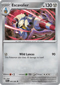 Escavalier 060/086 Uncommon Black Bolt Pokémon card