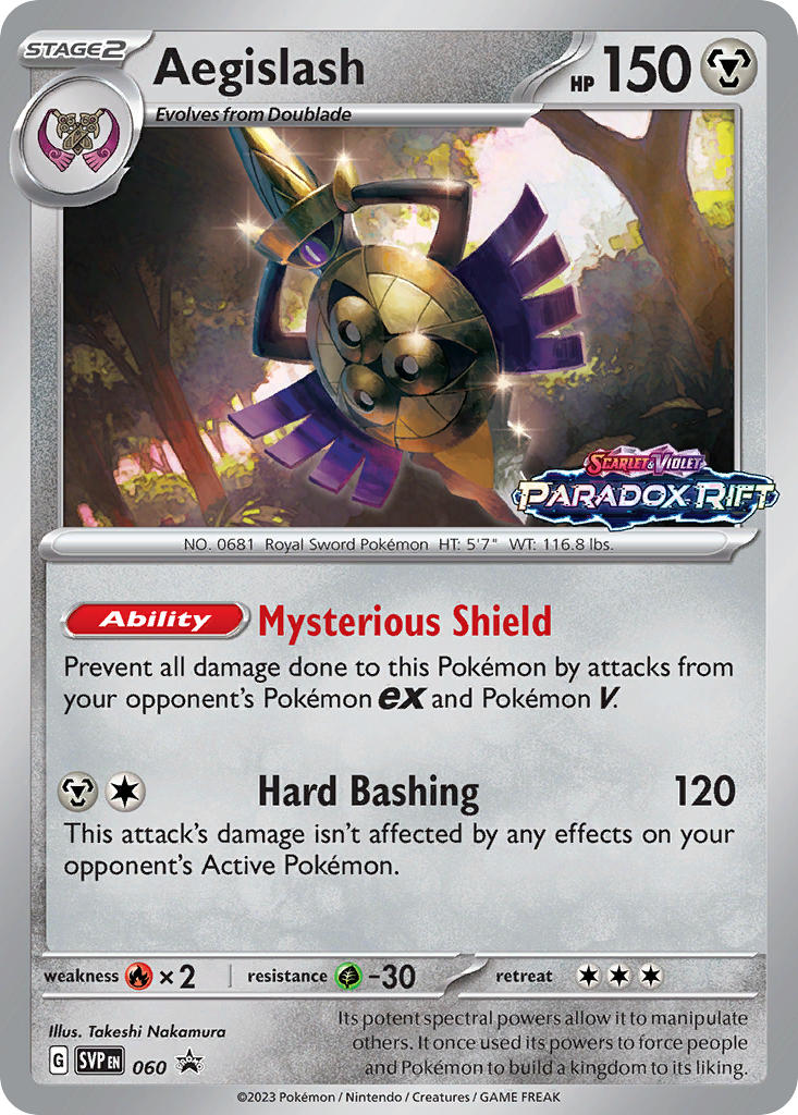 Aegislash 060/SVP Promo Scarlet & Violet Promos Pokémon card