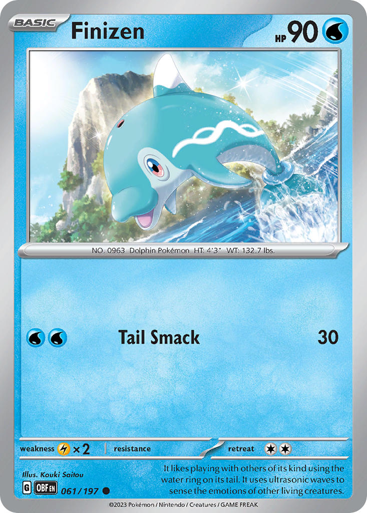 Finizen 061/197 Common Obsidian Flames Pokémon card
