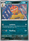 Scrafty 061/091 Uncommon Paldean Fates Pokémon card
