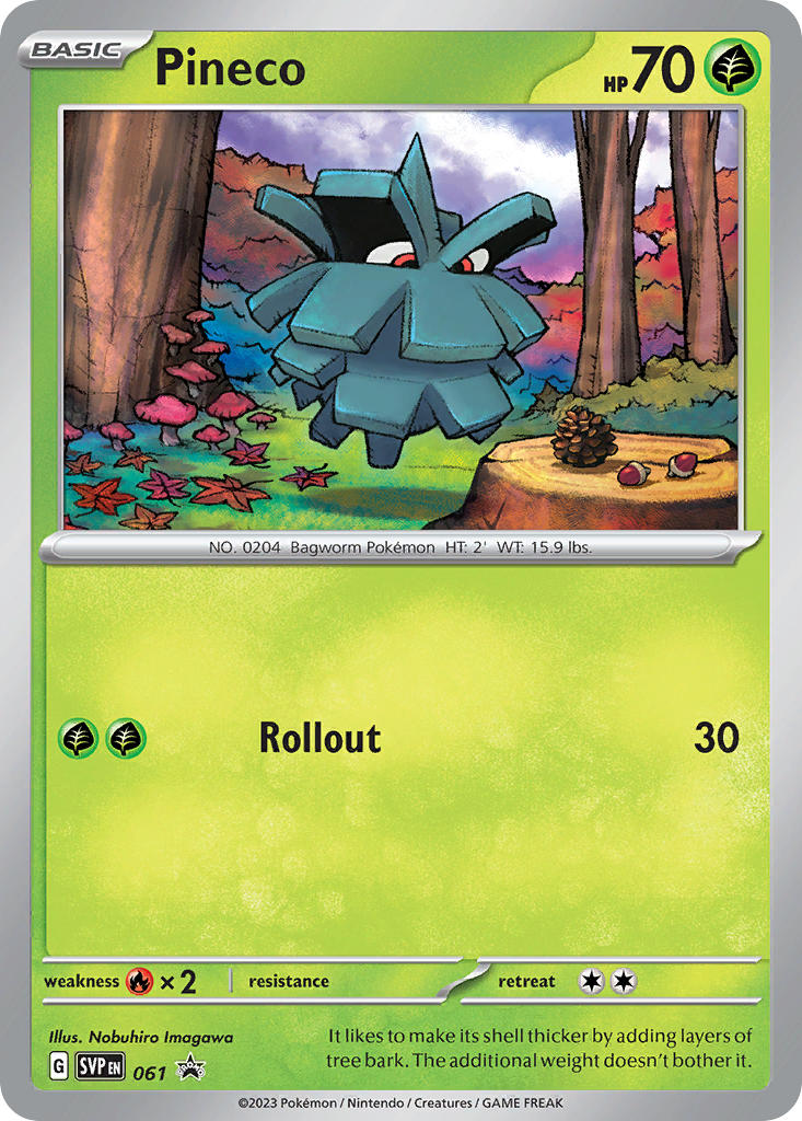 Pineco 061/SVP Promo Scarlet & Violet Promos Pokémon card