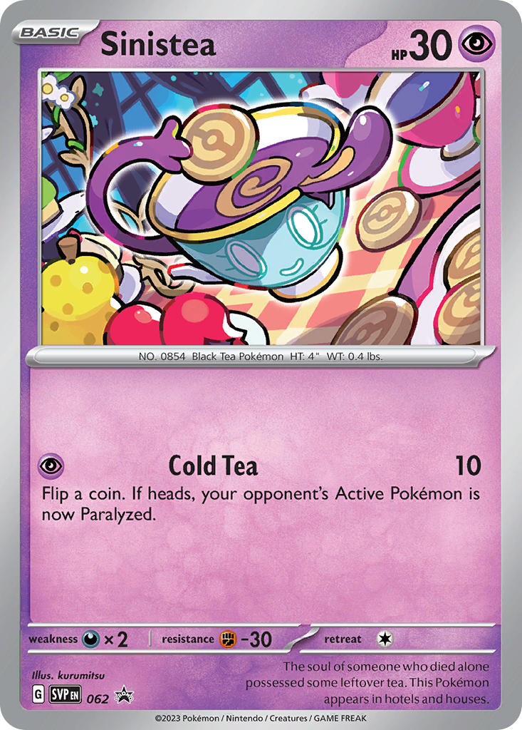 Sinistea 062/SVP Promo Scarlet & Violet Promos Pokémon card