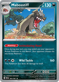 Mabosstiff 063/091 Rare Paldean Fates Pokémon card