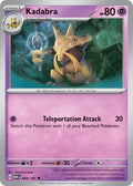 Kadabra 064/165 Uncommon 151 Pokémon card