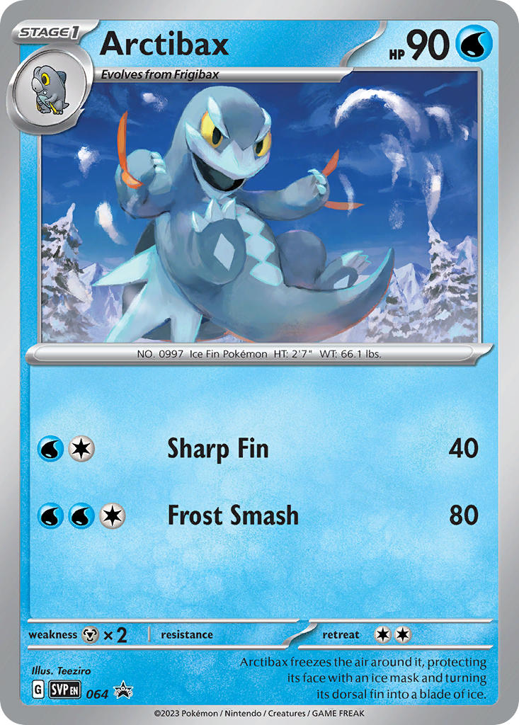 Arctibax 064/SVP Promo Scarlet & Violet Promos Pokémon card
