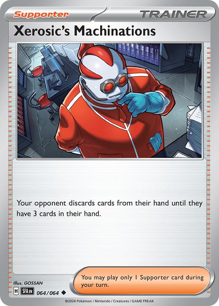 Xerosic's Machinations 064/064 Uncommon Shrouded Fable Pokémon card