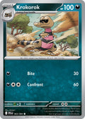 Krokorok 065/094 Common Phantasmal Flames Pokémon card