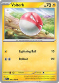 Voltorb 066/193 Common Paldea Evolved Pokémon card