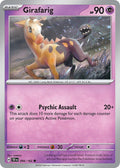 Girafarig 066/162 Common Temporal Forces Pokémon card
