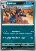 Zweilous 066/086 Uncommon White Flare Pokémon card