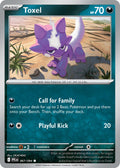 Toxel 067/094 Common Phantasmal Flames Pokémon card