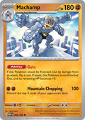 Machamp 068/165 Rare 151 Pokémon card