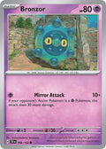 Bronzor 068/162 Common Temporal Forces Pokémon card