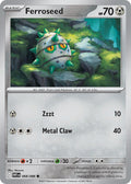 Ferroseed 068/086 Common White Flare Pokémon card