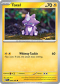 Toxel 069/182 Common Paradox Rift Pokémon card