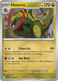 Haxorus 070/086 Rare Black Bolt Pokémon card