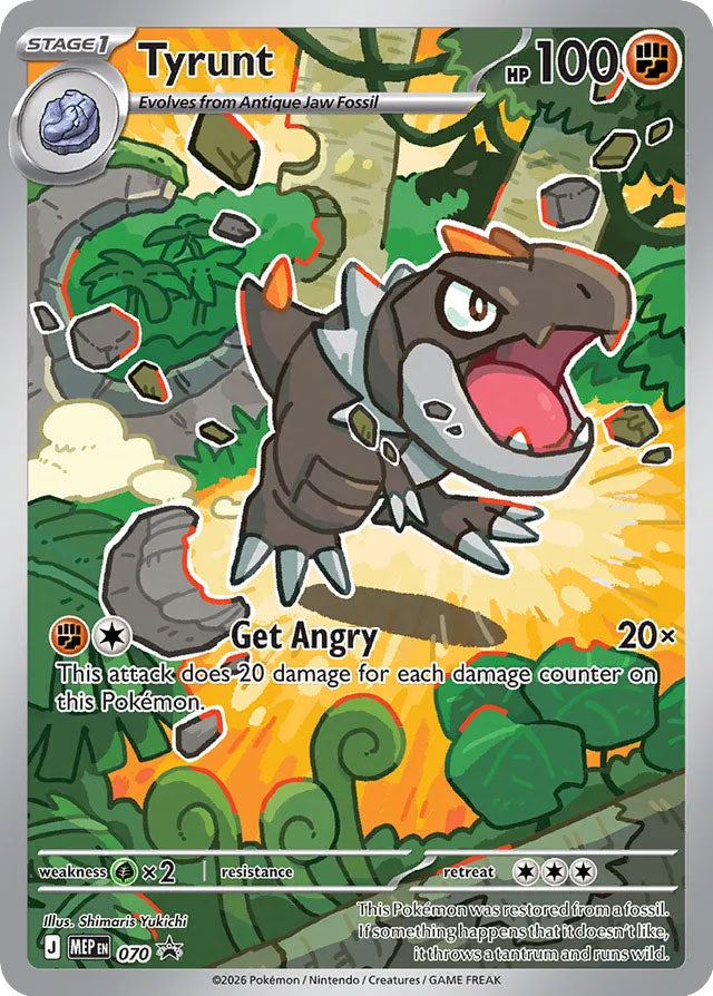 Tyrunt 070/MEP Promo Mega Evolution Promos Pokémon card