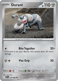 Durant 070/086 Uncommon White Flare Pokémon card
