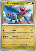 Druddigon 071/086 Uncommon White Flare Pokémon card