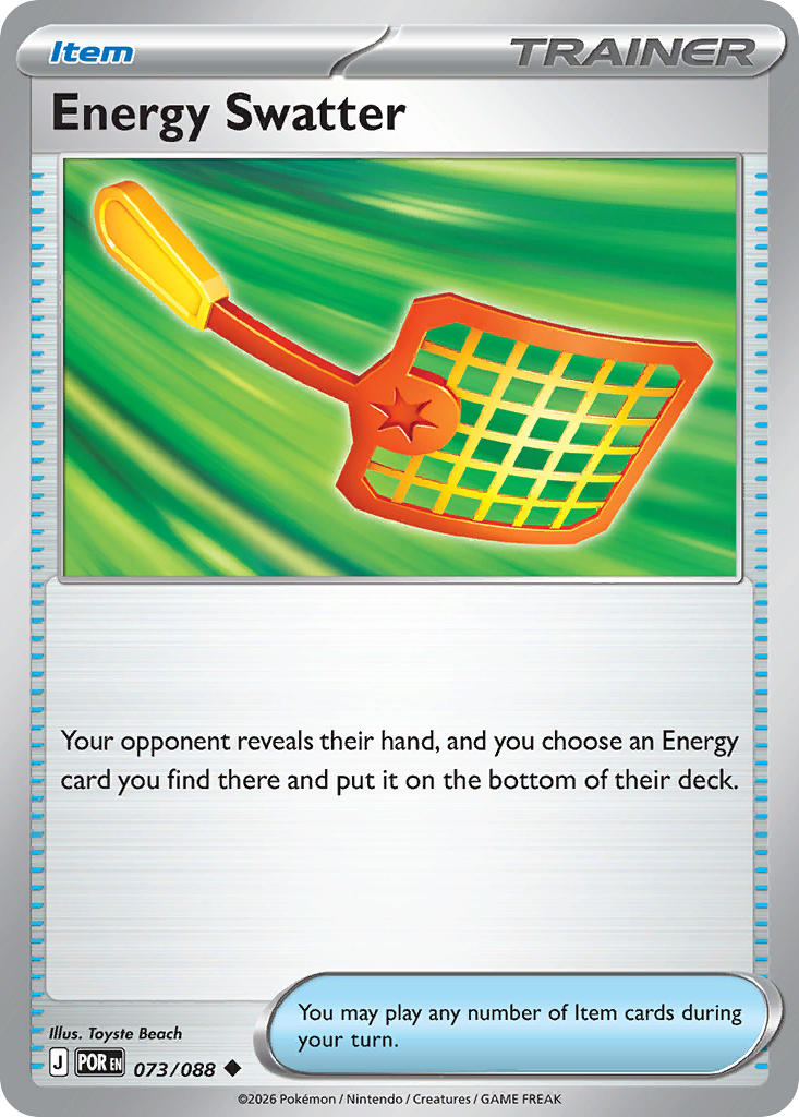 Energy Swatter 073/088 Uncommon Perfect Order Pokémon card